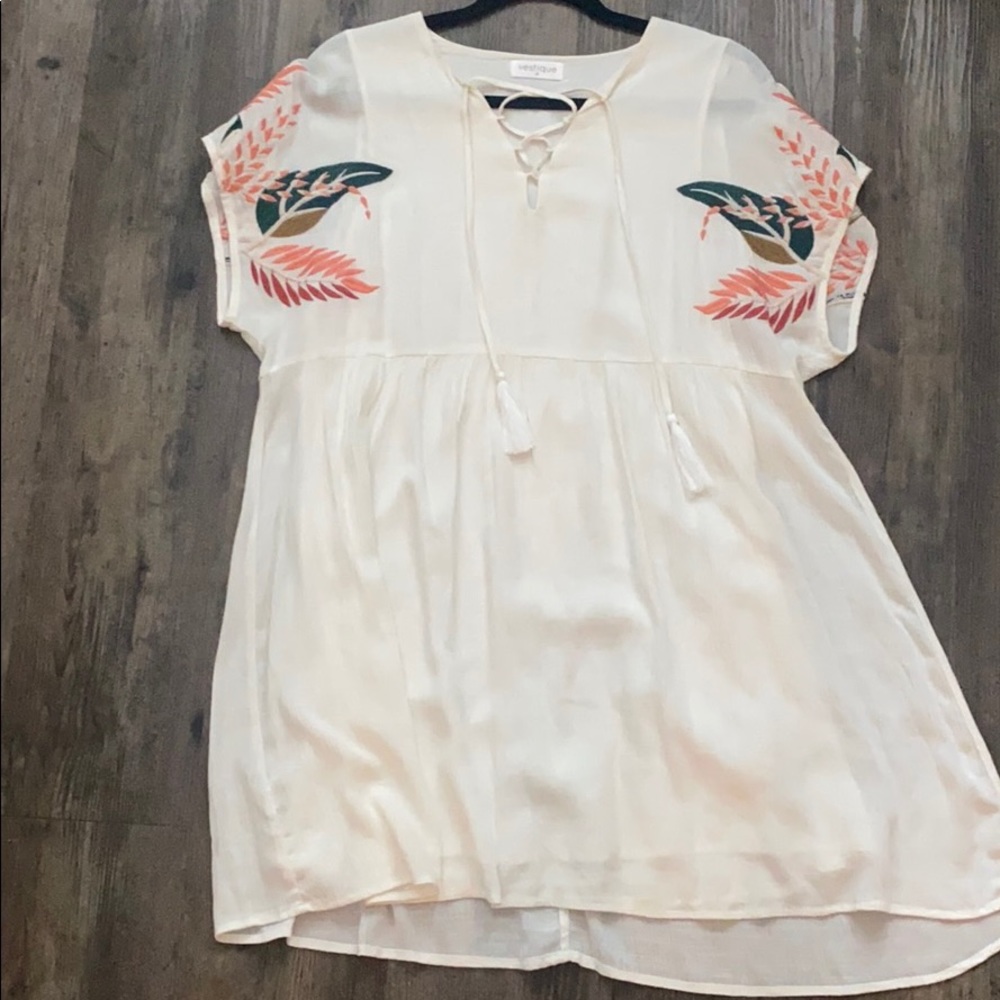 White Vestique Dress